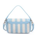 Borsa a spalla donna in raffia - 55007