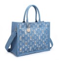 Jeans hand Bag with shoulder strap- 52035