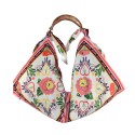 Woman textile shoulder bag - BO900