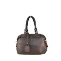 Woman vintage leather hand bag - JF42846
