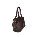 Borsa donna a mano in vera pelle vintage - JF42846