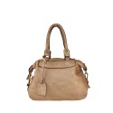 Woman vintage leather hand bag - JF42846