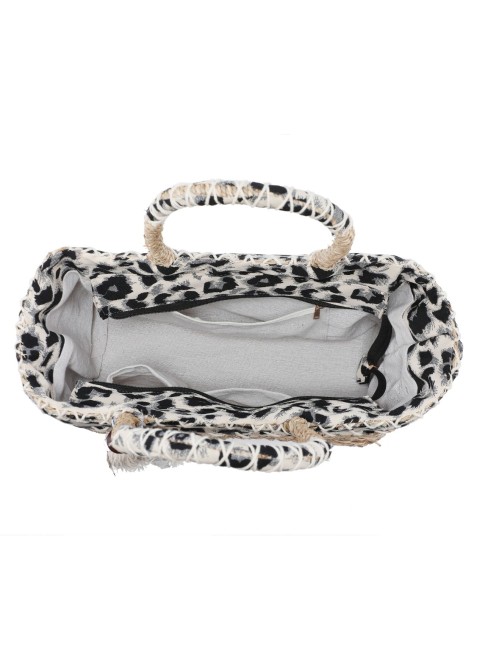 Woman straw beach bag - 80381 2