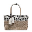 Woman straw beach bag - 80381