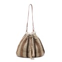 Borsa a spalla donna in raffia - 80379