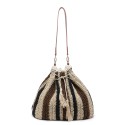 Woman Rafia shoulder bag - 80379