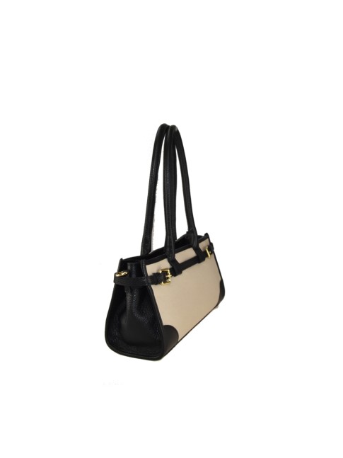Woman leather & kanvas... 2