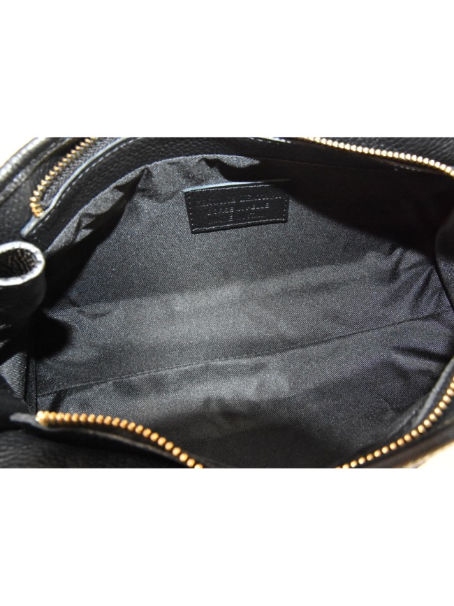 Borsa a spalla in kanvas e pelle 100%...