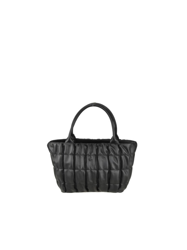 Embossed leather handbag with shoulder strap - SX34837