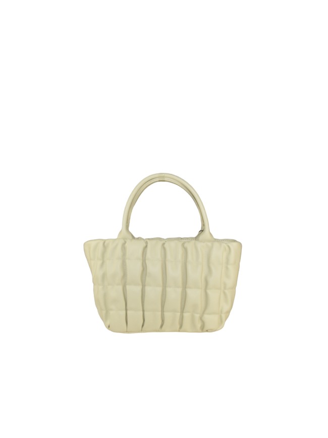 Embossed leather handbag with shoulder strap - SX34837