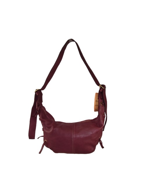 Woman vintage leather...
