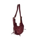 Borsa donna a spalla in vera pelle vintage - YH49854