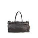 Woman vintage leather hand bag - PV49854