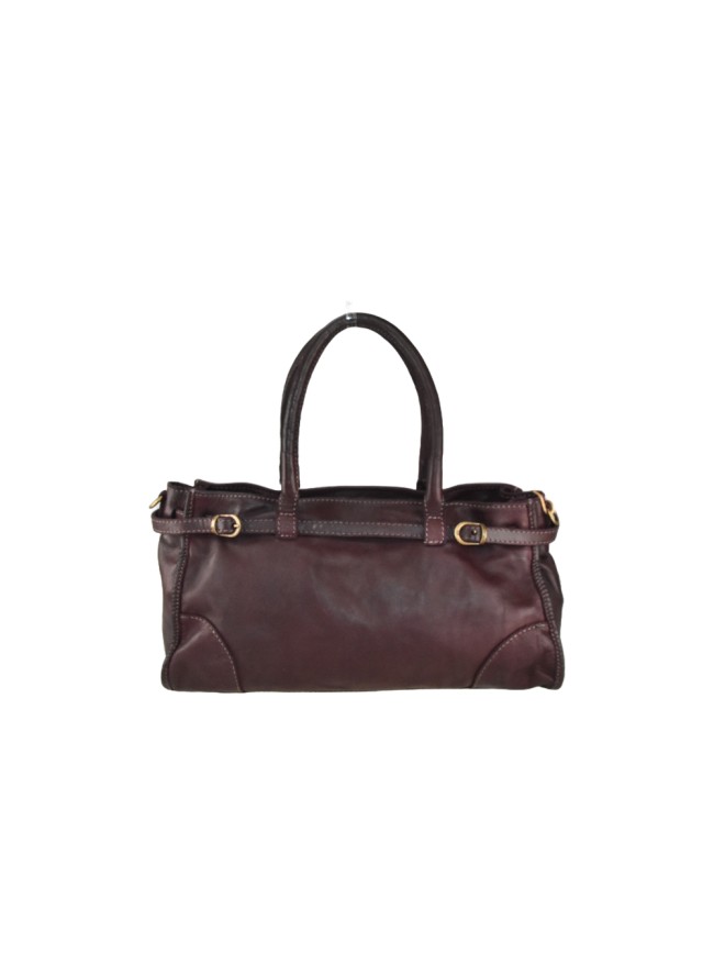 Borsa donna a mano in vera pelle vintage - PV49854