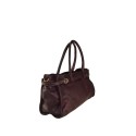 Woman vintage leather hand bag - PV49854