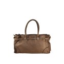 Woman vintage leather hand bag - PV49854