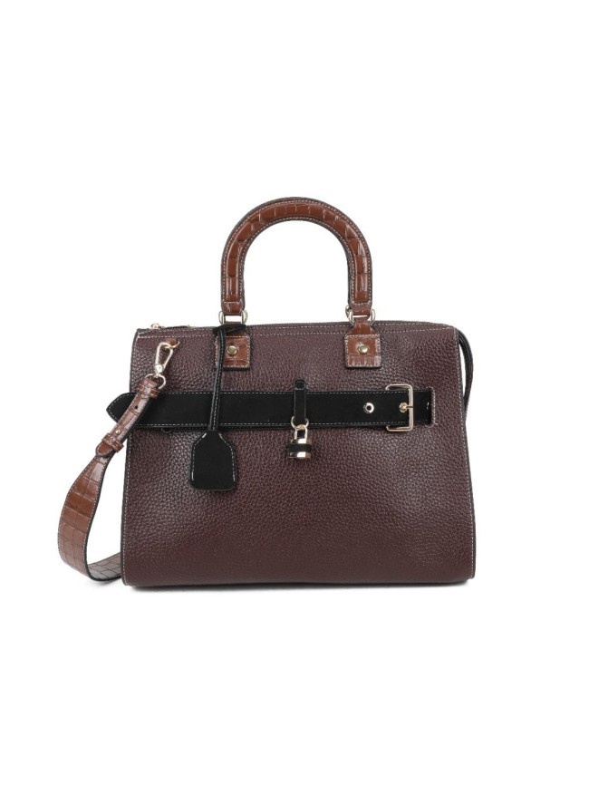 Woman synthetic leather hand bag - PF992