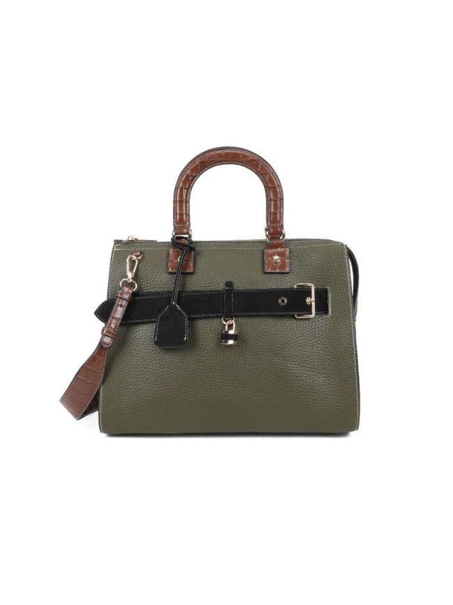 Woman synthetic leather hand bag - PF992