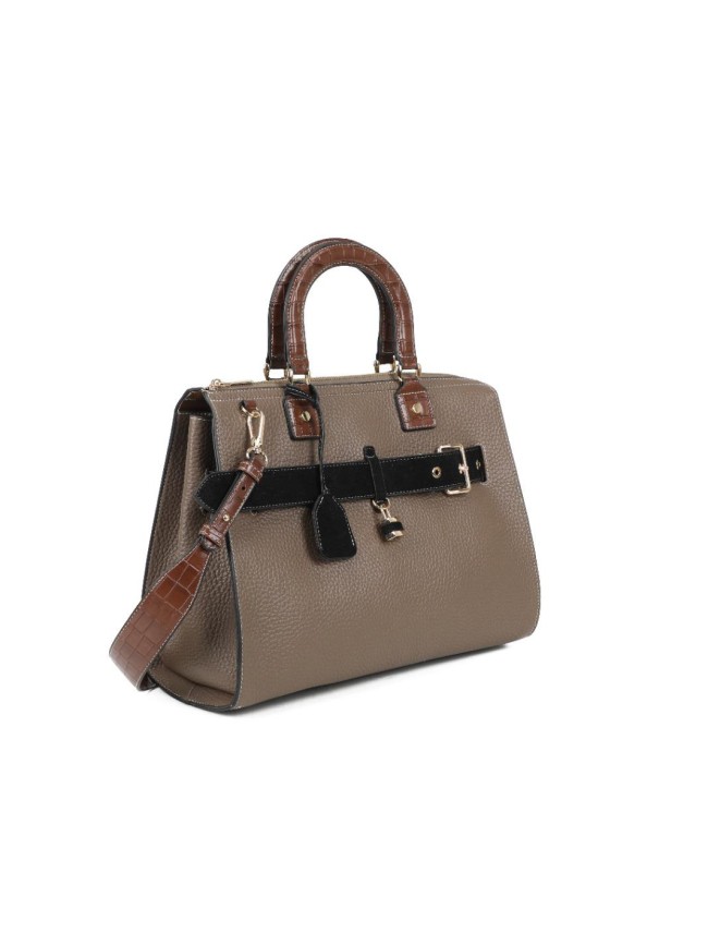Woman synthetic leather hand bag - PF992