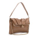 Woman woven synthetic leather bag - PF929