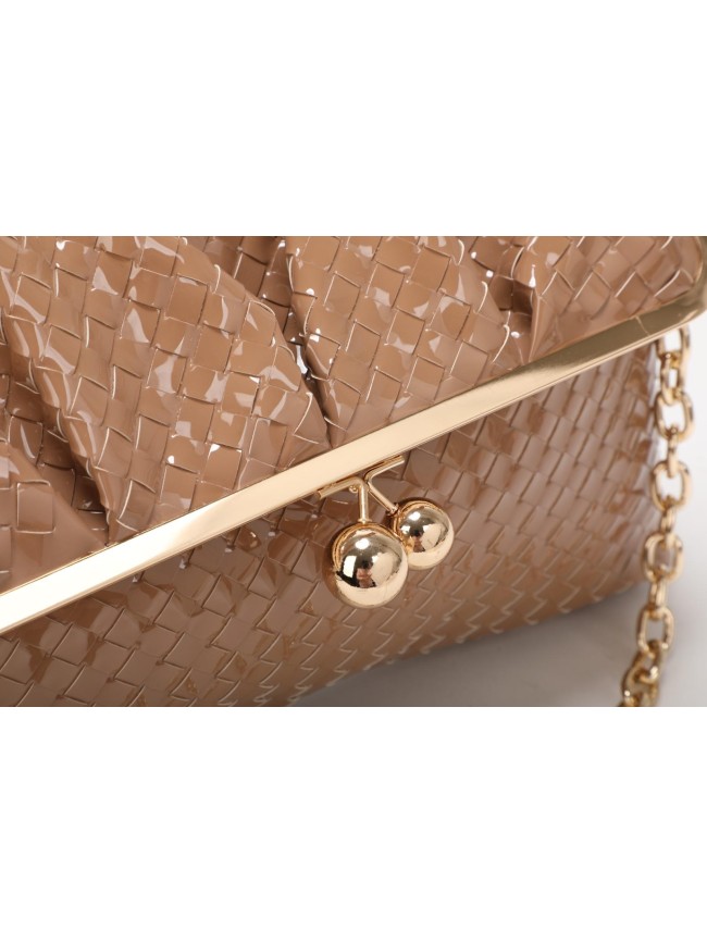 Woman woven synthetic leather bag -... Woman woven synthetic leather bag -...