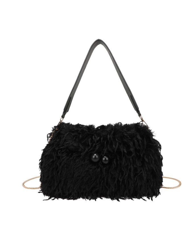 Borsa donna a spalla in ecopelliccia...