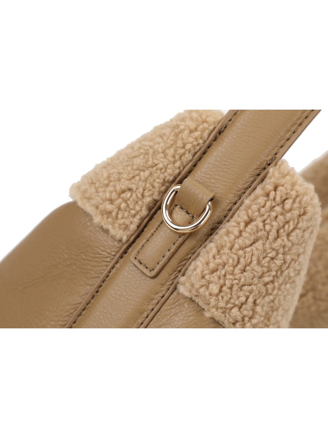 Borsa donna a spalla in ecopelle con... Borsa donna a spalla in ecopelle con...