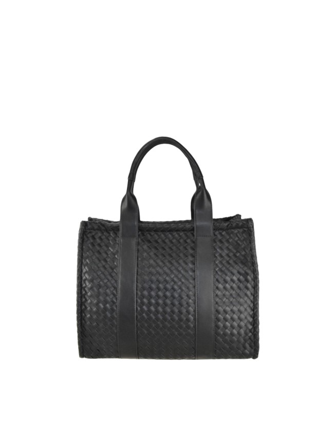 Woman woven synthetic leather hand... Woman woven synthetic leather hand...
