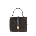 Leather handbag with shoulder strap - MH38842