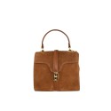 Leather handbag with shoulder strap - MH38842