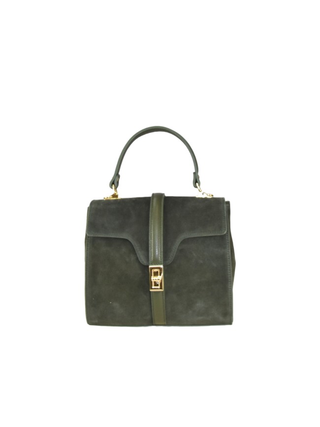 Borsa a mano in pelle con tracolla - MH38842