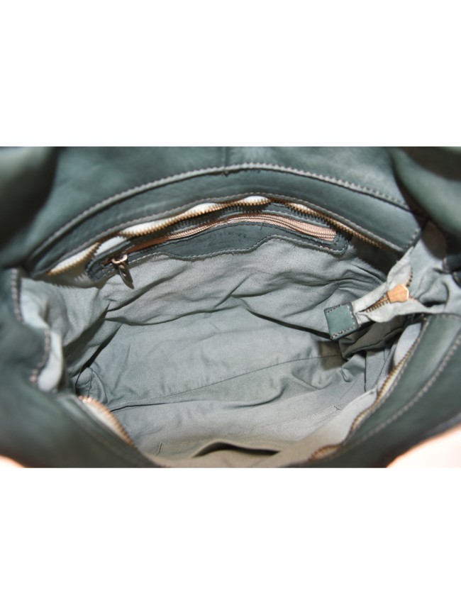 Woman vintage leather shoulder bag -...