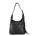 Borsa donna a spalla in vera pelle vintage - LS49854
