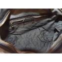 Vintage leather backpack with woven - ZS53858