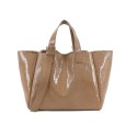 Borsa donna a spalla in ecopelle con tracolla - PF912