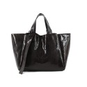 Borsa donna a spalla in ecopelle con tracolla - PF912