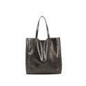 Borsa donna a spalla in ecopelle con tracolla - PF920