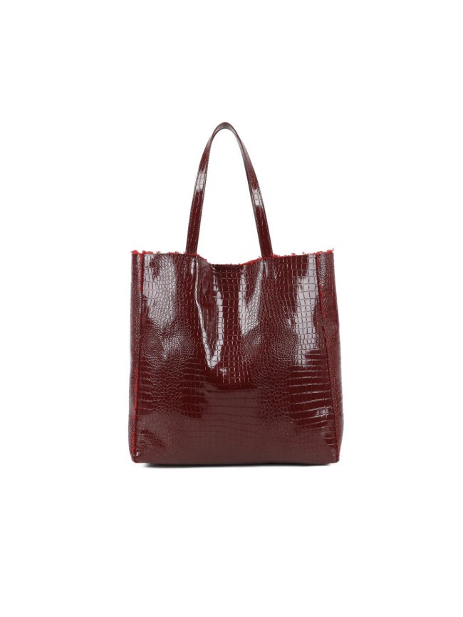 Borsa donna a spalla in ecopelle con... Borsa donna a spalla in ecopelle con...