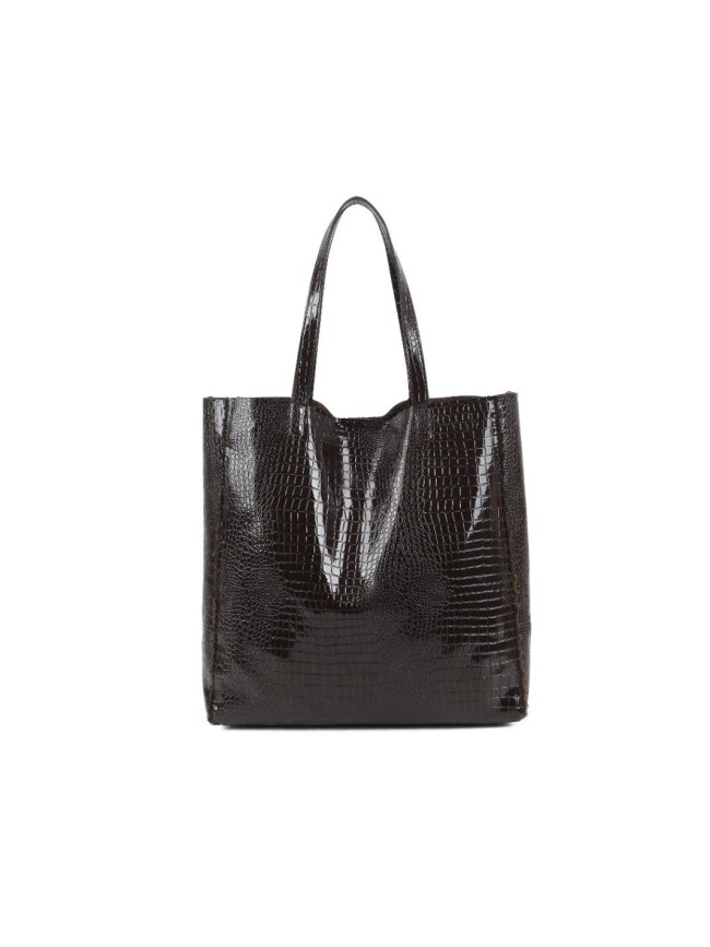 Borsa donna a spalla in ecopelle con tracolla - PF920
