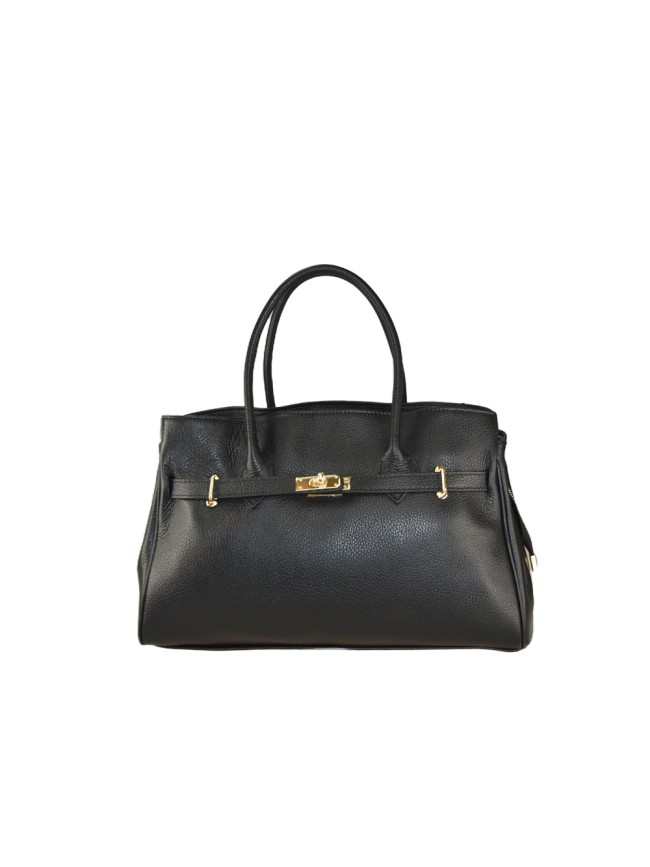 Borsa a mano in pelle con tracolla - MH45850