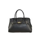 Leather handbag with shoulder strap - MH45850