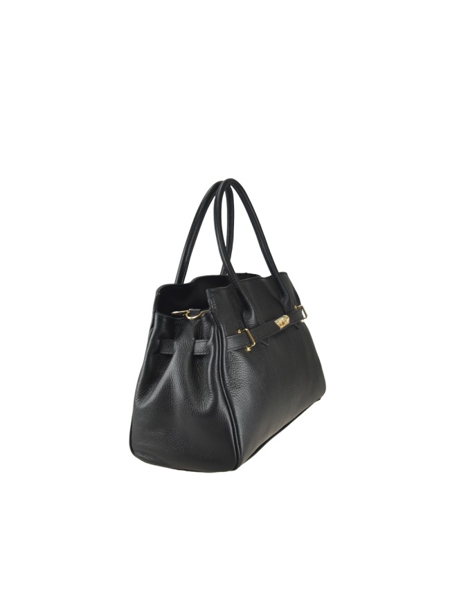 Leather handbag with shoulder strap -... Leather handbag with shoulder strap -...