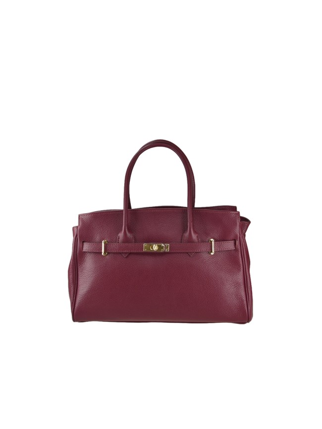 Leather handbag with shoulder strap -... Leather handbag with shoulder strap -...