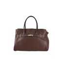 Leather handbag with shoulder strap - MH45850