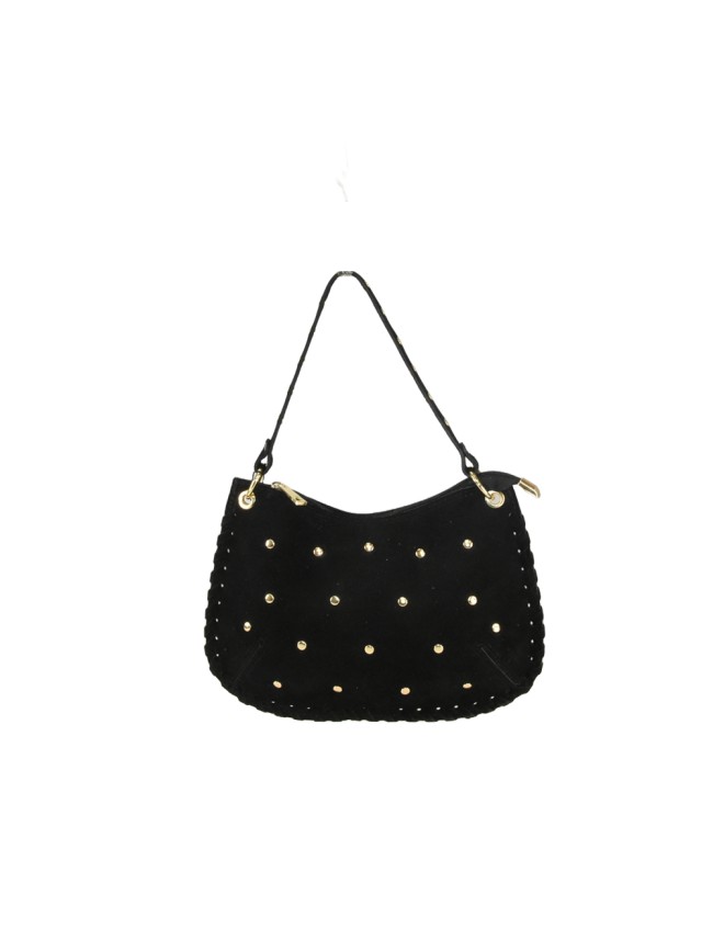 Suede shoulder bag with shoulder strap - VS29832