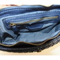 Borsa donna a mano in vera pelle vintage con tracolla - BY39843