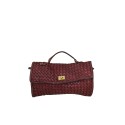 Woman vintage leather hand bag - BY39843