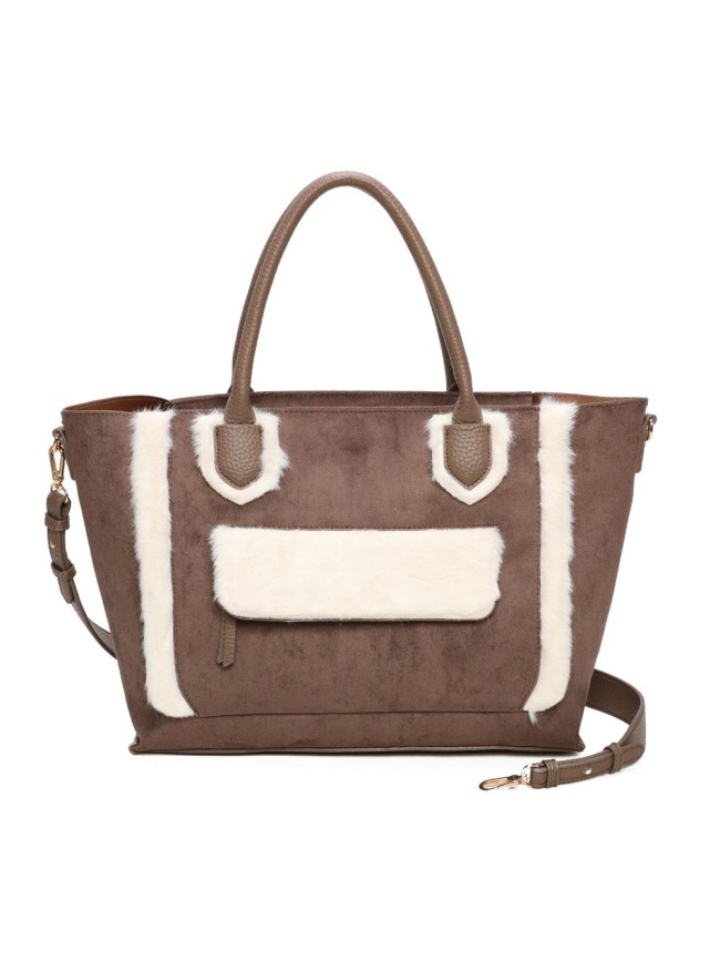 Woman synthetic leather hand bag - PF911