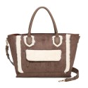 Borsa donna a mano in similpelle con tracolla - PF911