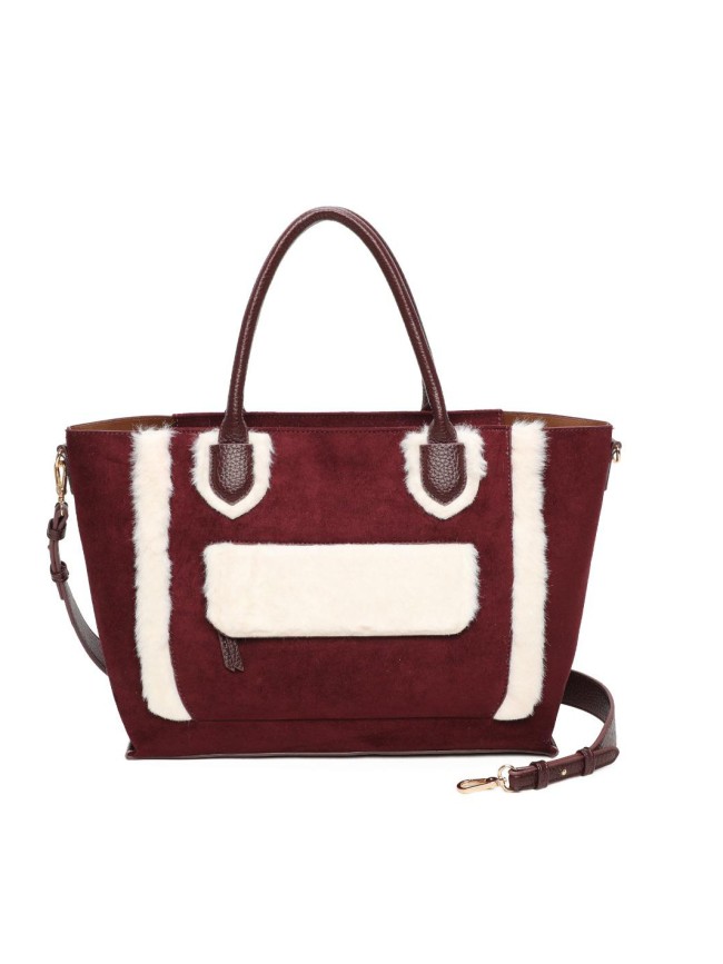 Woman synthetic leather hand bag - PF911